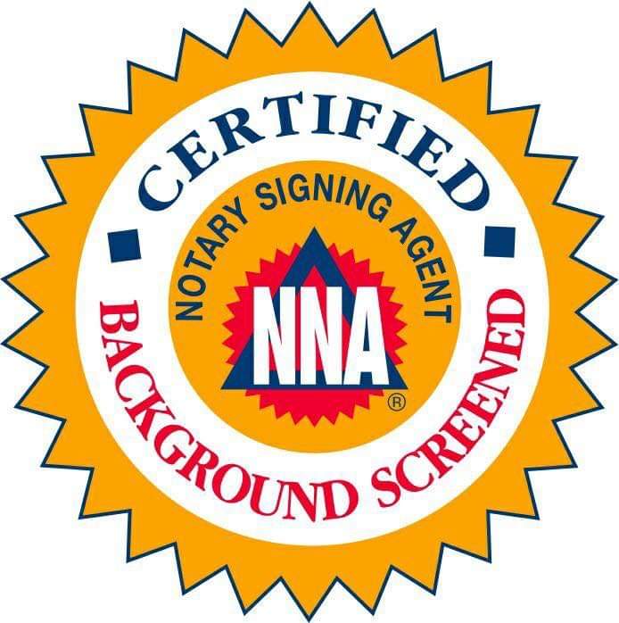 Background Screened Notary Logo
